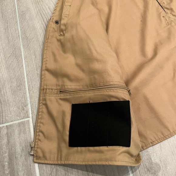 HQ Issue Canvas Zip Concealment Vest Tactical Khaki Size XXL - Picture 9 of 10